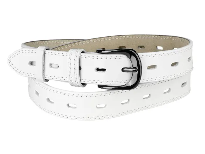 RWandCO Belts Allegra K Faux Leather Metal Pin Buckle Waist Belt White 8211 Women RWandCO Belts Allegra K Faux Leather Metal Pin Buckle Waist Belt White 8211 Women