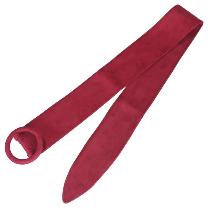 RWandCO Belts Allegra K Wide Waist Soft Belt Rose Red 8211 Women