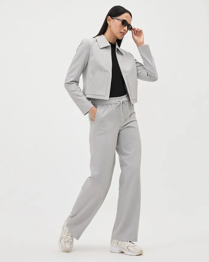 RWandCO Coats and Jackets Worker Jacket Medium Grey 8211 8211 Women
