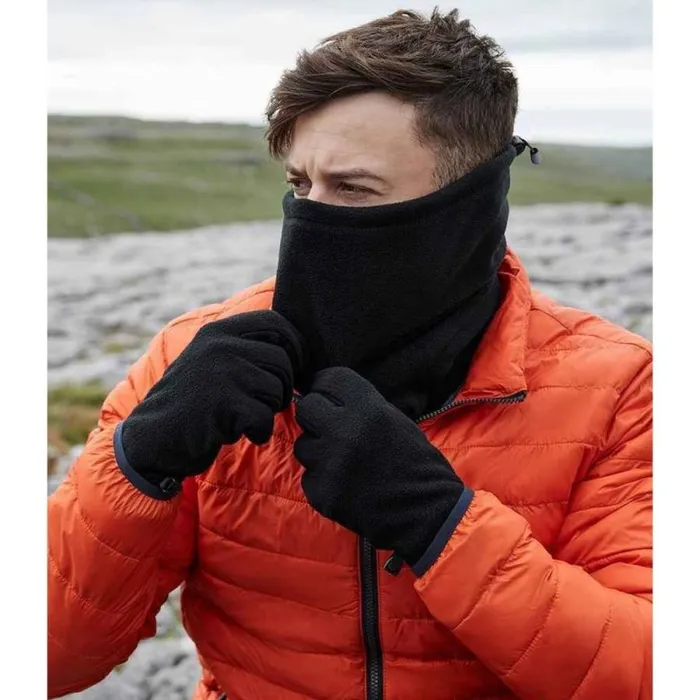 RWandCO Hats Gloves and Scarves Beechfield 8211 Fleece Recycled Snood Black 8211 Men RWandCO Hats Gloves and Scarves Beechfield 8211 Fleece Recycled Snood Black 8211 Men
