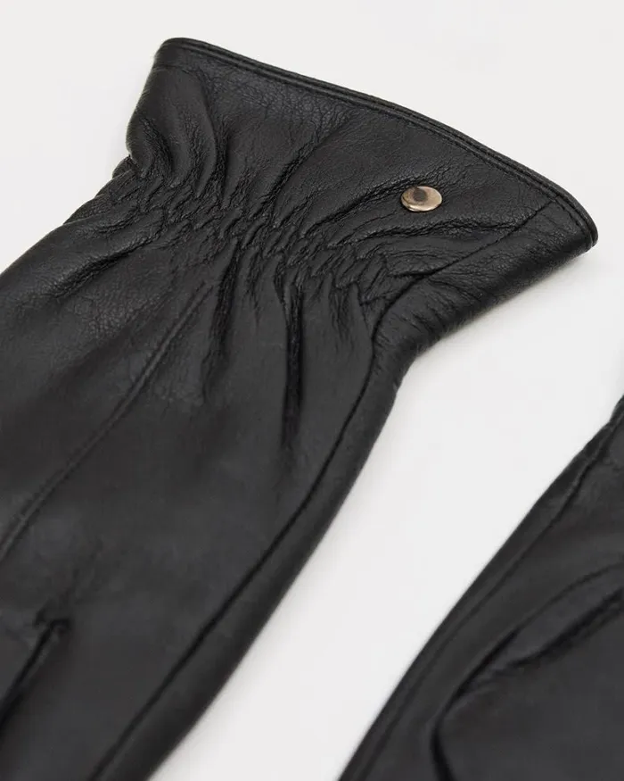 RWandCO Hats Gloves and Scarves Leather Gloves Black 8211 Women RWandCO Hats Gloves and Scarves Leather Gloves Black 8211 Women