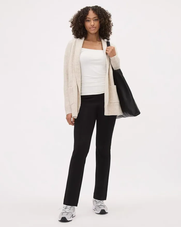 RWandCO HighRise Solid PullOn HighRise SlimLeg Ankle Pant Black 8211 Women RWandCO HighRise Solid PullOn HighRise SlimLeg Ankle Pant Black 8211 Women