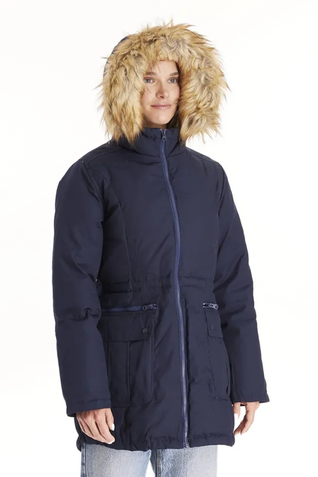 RWandCO Outerwear Sara 8211 3 In 1 Down Maternity Parka 8211 Modern Eternity Maternity Dark Blue 8211 Women RWandCO Outerwear Sara 8211 3 In 1 Down Maternity Parka 8211 Modern Eternity Maternity Dark Blue 8211 Women