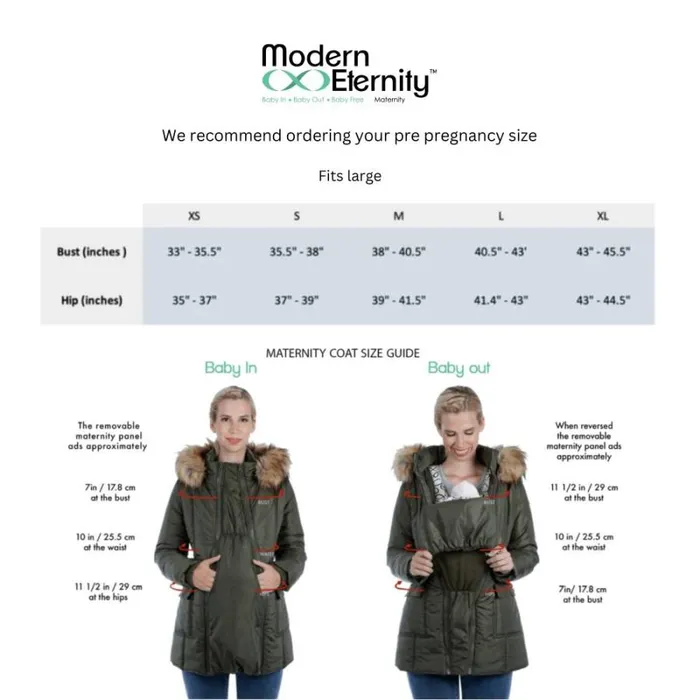 RWandCO Outerwear Sara 8211 3 In 1 Down Maternity Parka 8211 Modern Eternity Maternity Dark Blue 8211 Women RWandCO Outerwear Sara 8211 3 In 1 Down Maternity Parka 8211 Modern Eternity Maternity Dark Blue 8211 Women