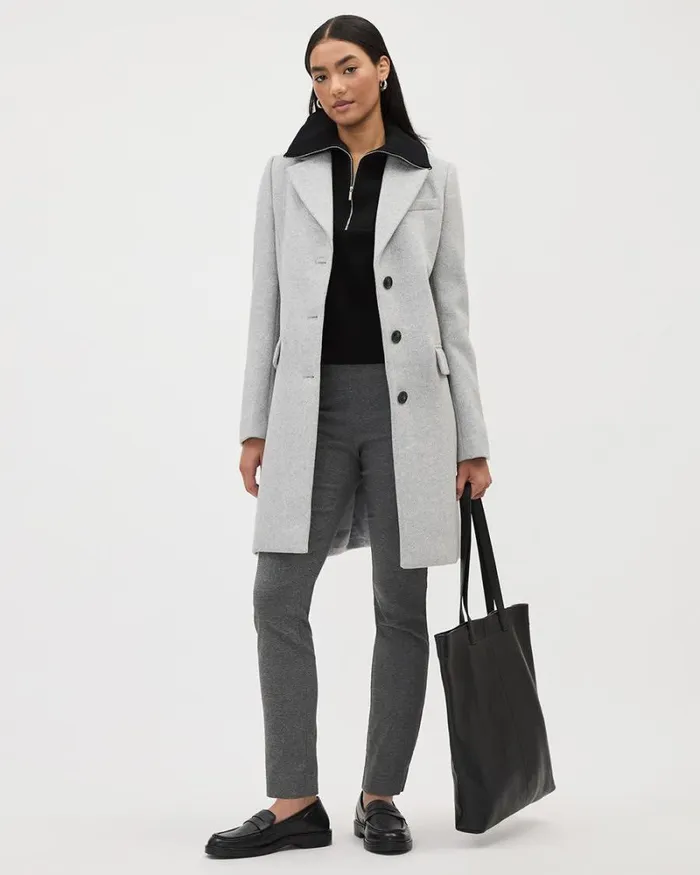RWandCO Pants HighRise Long SlimLeg City Legging Pant Charcoal Mini Pattern 8211 Women RWandCO Pants HighRise Long SlimLeg City Legging Pant Charcoal Mini Pattern 8211 Women