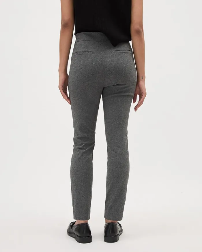 RWandCO Pants HighRise Long SlimLeg City Legging Pant Charcoal Mini Pattern 8211 Women