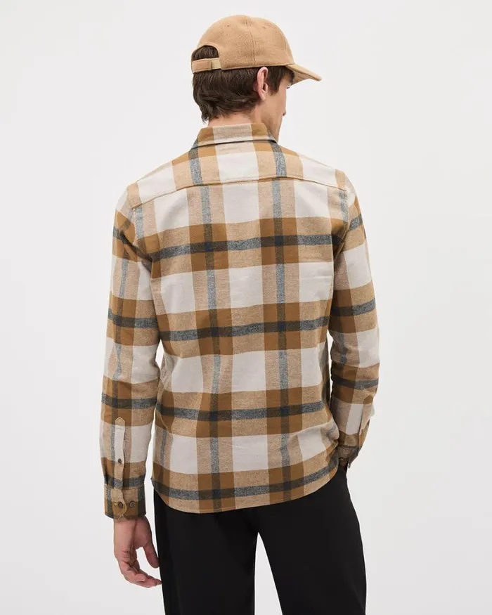 RWandCO Shirts SlimFit Plaid Flannel Shirt Zaatar 8211 Men RWandCO Shirts SlimFit Plaid Flannel Shirt Zaatar 8211 Men