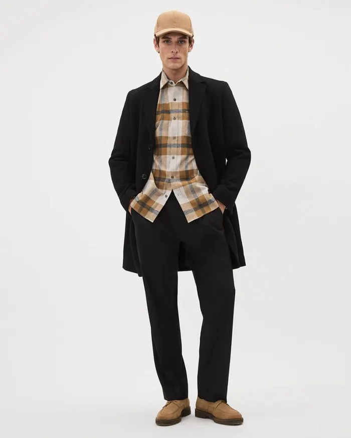 RWandCO Shirts SlimFit Plaid Flannel Shirt Zaatar 8211 Men RWandCO Shirts SlimFit Plaid Flannel Shirt Zaatar 8211 Men