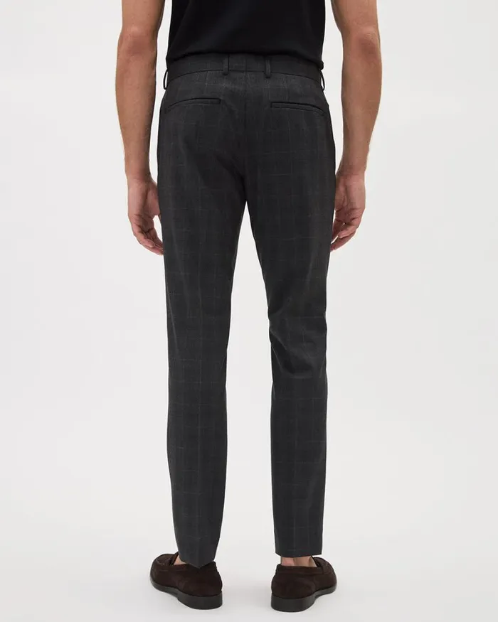 RWandCO Suit Pants SlimFit Dark Grey Checkered Suit Pant Charcoal 8211 Men RWandCO Suit Pants SlimFit Dark Grey Checkered Suit Pant Charcoal 8211 Men