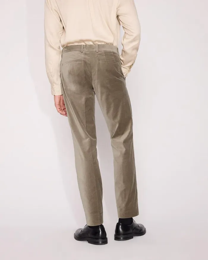 RWandCO Suit Pants TailoredFit Velvet Suit Pant Champagne 8211 Men RWandCO Suit Pants TailoredFit Velvet Suit Pant Champagne 8211 Men