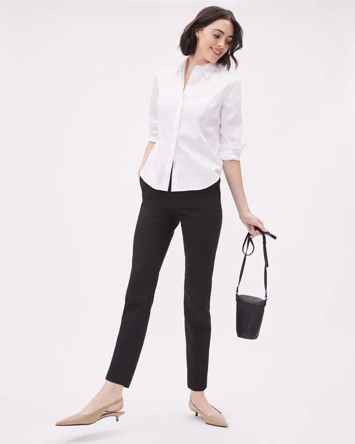 RWandCO Suits Limitless Slim Ankle Signature Pant Black 8211 Women RWandCO Suits Limitless Slim Ankle Signature Pant Black 8211 Women
