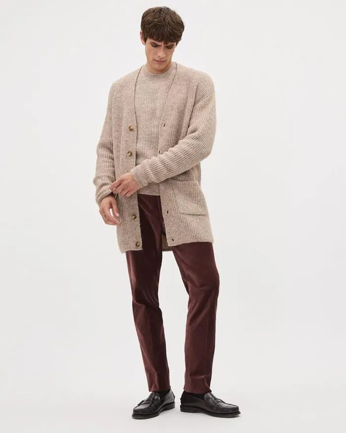 RWandCO Sweaters and Cardigans Alpaca Blend CrewNeck Sweater Cocoa Sand 8211 Men
