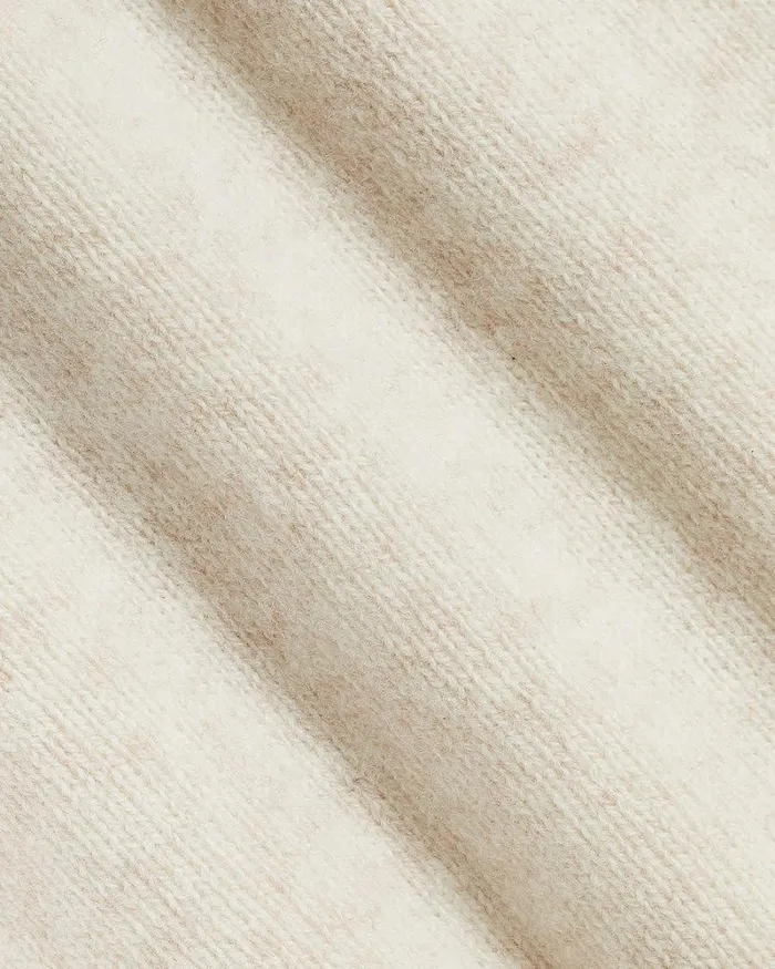 RWandCO Sweaters and Cardigans LongSleeve MockNeck Merino Sweater Off White Mix 8211 Women