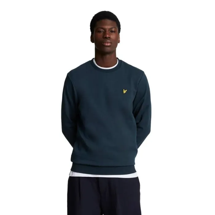 RWandCO Sweatshirts and Hoodies Lyle and Scott 8211 Mens Interlock Crew Neck Sweatshirt Dark Blue 8211 Men RWandCO Sweatshirts and Hoodies Lyle and Scott 8211 Mens Interlock Crew Neck Sweatshirt Dark Blue 8211 Men