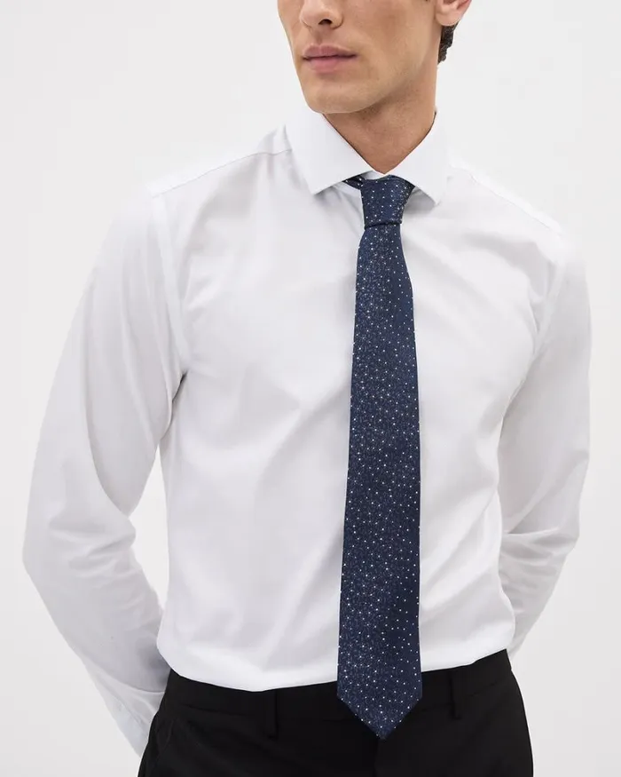 RWandCO Ties and Bow Ties Blue Regular Tie With Floral Pattern Navy Blazer 8211 Men RWandCO Ties and Bow Ties Blue Regular Tie With Floral Pattern Navy Blazer 8211 Men