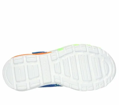 S Lights FlexGlow Bolt Royal Multi Kids SKECHERS Big Kids UK Sizes 36