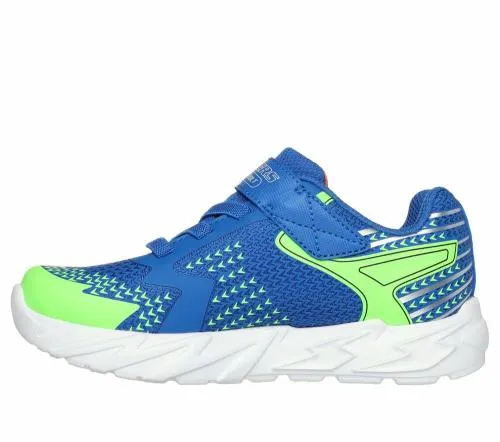S Lights FlexGlow Bolt Royal Multi Kids SKECHERS Big Kids UK Sizes 36