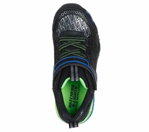 SLights Hydro Lights 8211 HeatTread Black Blue Kids SKECHERS Big Kids UK Sizes 36