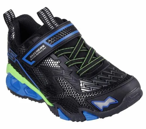 SLights Hydro Lights 8211 HeatTread Black Blue Kids SKECHERS Big Kids UK Sizes 36
