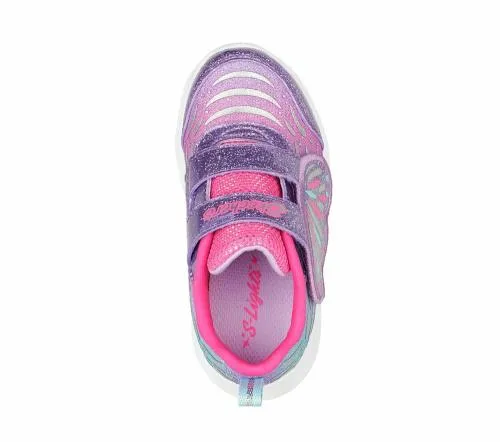 S Lights Twisty Brights 8211 Wingin039 It Lavender Pink Kids SKECHERS Toddlers UK Sizes 49