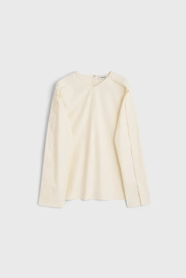 Saar Cotton Blouse Canvas Women Rodebjer Shirts and Blouses