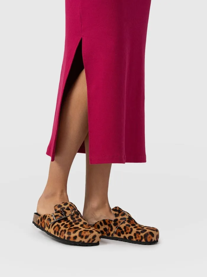 Saint And Sofia All Clogs and Slides Women Jude Clogs 8211 Leopard Leopard