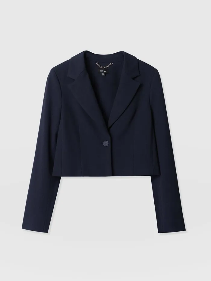 Saint And Sofia Blazers Women Astrid Cropped Blazer 8211 Navy Navy