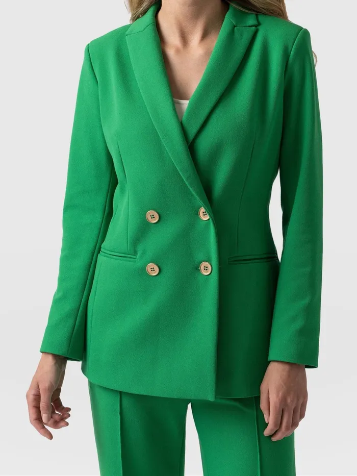Saint And Sofia Blazers Women Cambridge Blazer 8211 Emerald Green Emerald Green