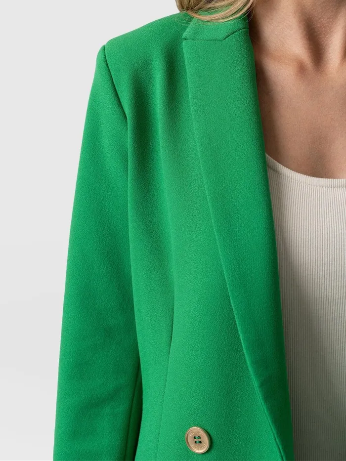 Saint And Sofia Blazers Women Cambridge Blazer 8211 Emerald Green Emerald Green