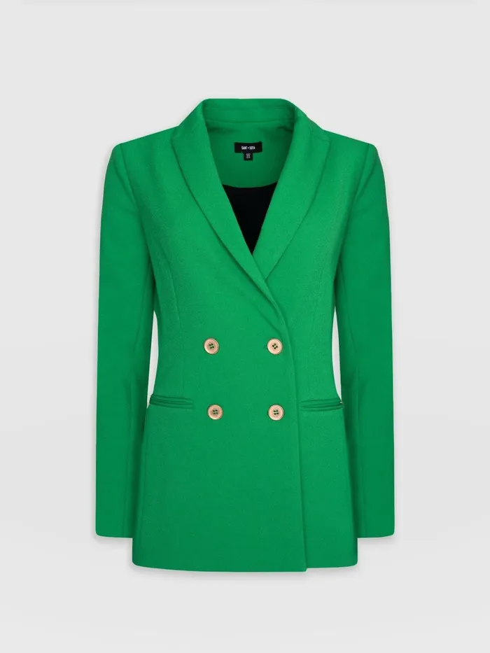 Saint And Sofia Blazers Women Cambridge Blazer 8211 Emerald Green Emerald Green