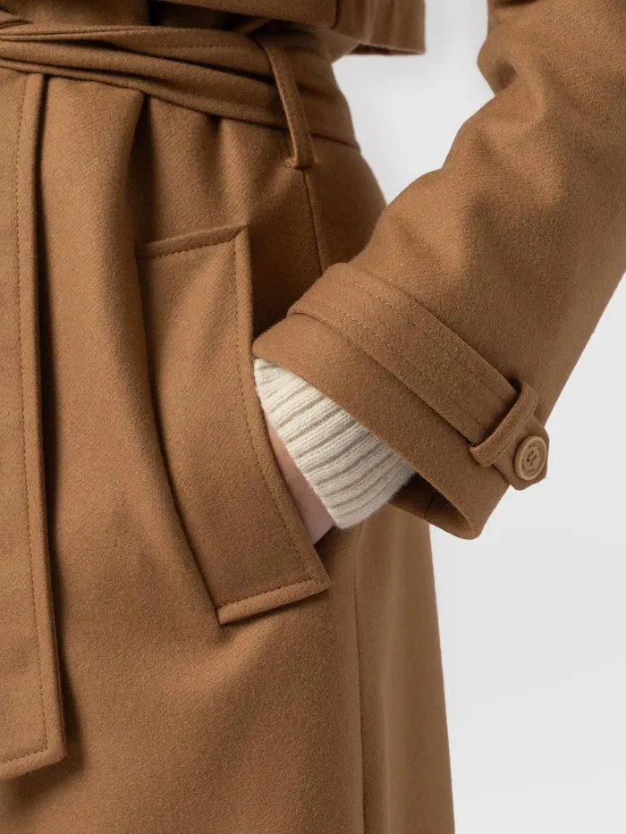 Saint And Sofia Coats and Jackets Women Odette Coat 8211 Camel Camel