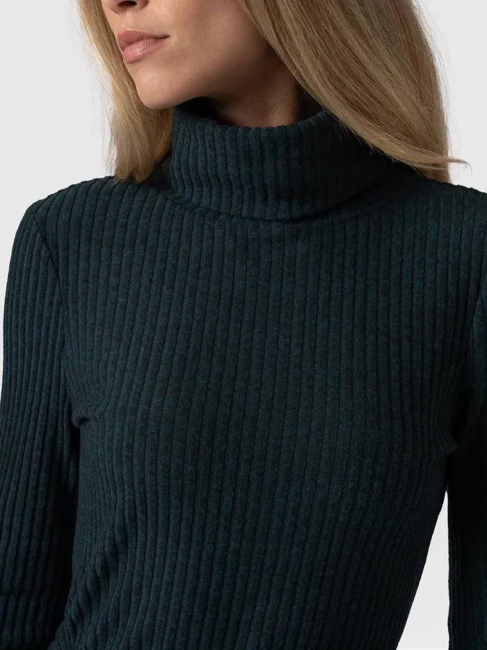 Saint And Sofia Dresses Women Remi Roll Neck Dress 8211 Green Green