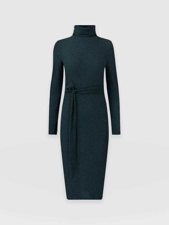 Saint And Sofia Dresses Women Remi Roll Neck Dress 8211 Green Green