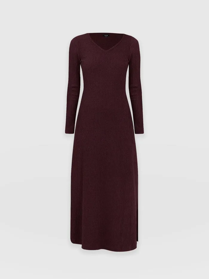 Saint And Sofia Dresses Women Sienna Dress 8211 Burgundy Burgundy