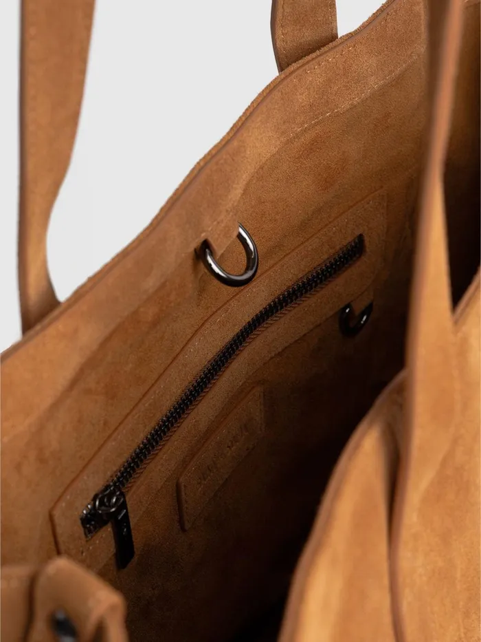 Saint And Sofia Leather Women Kara Shopper Bag 8211 Tan Tan