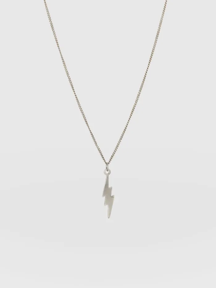 Saint And Sofia Necklaces Women Lightning Necklace 8211 Silver Silver