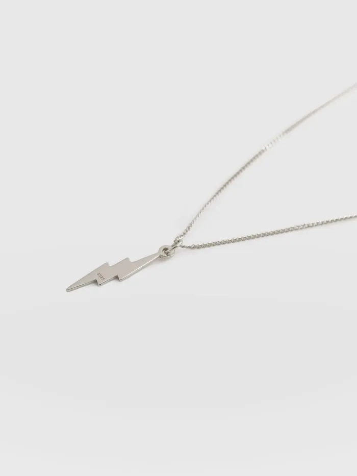 Saint And Sofia Necklaces Women Lightning Necklace 8211 Silver Silver