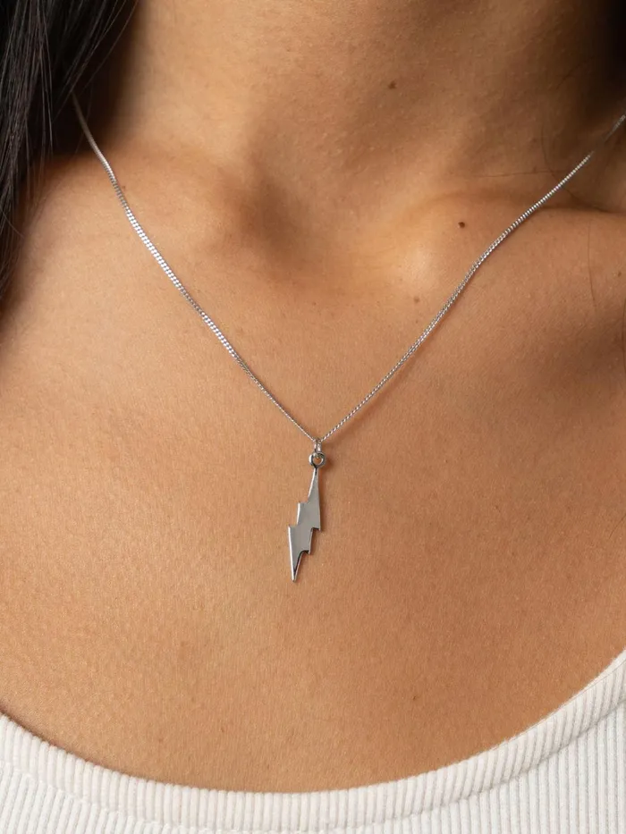 Saint And Sofia Necklaces Women Lightning Necklace 8211 Silver Silver