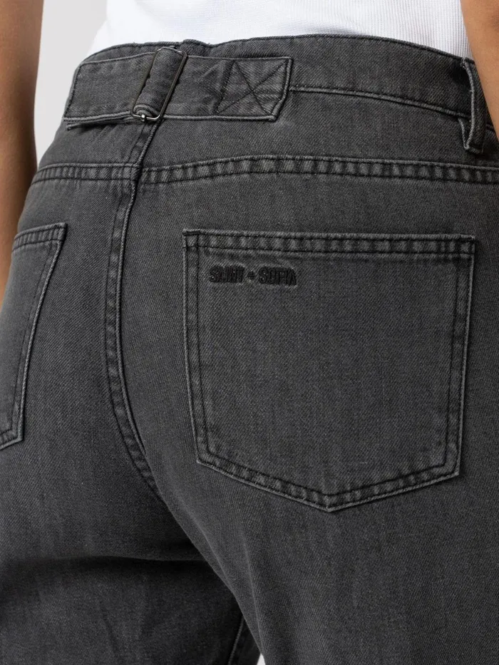 Saint And Sofia Pants Women Boyfriend Jeans 8211 Black Black