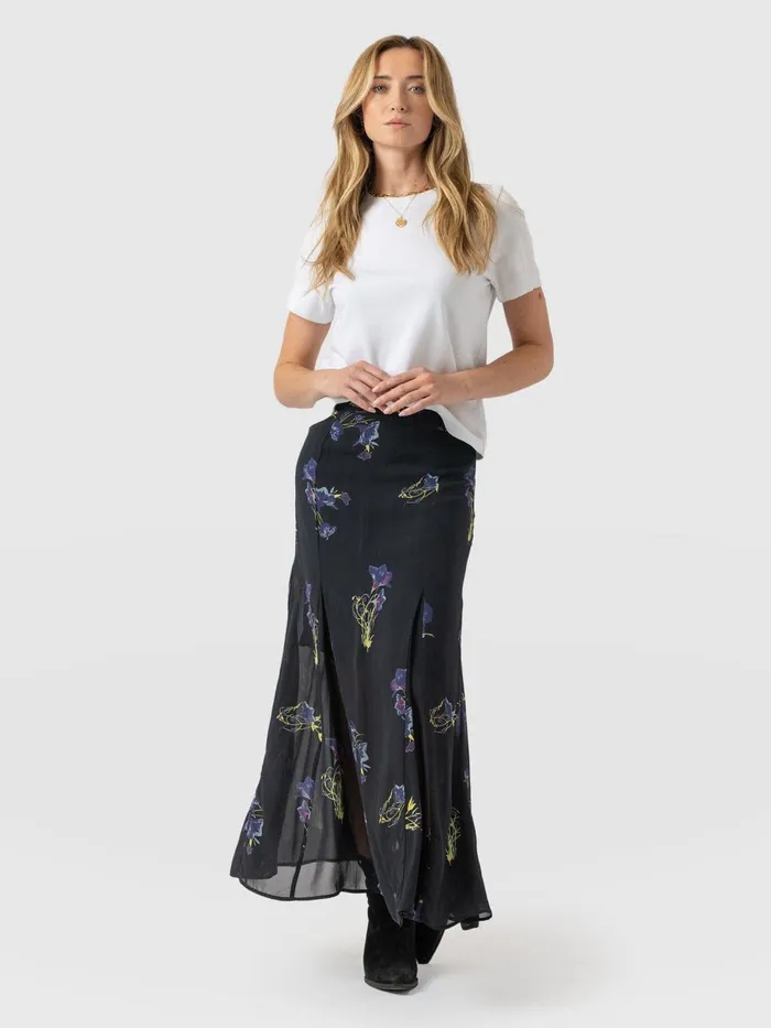 Saint And Sofia Skirts Women Audrey Skirt 8211 Blue Lily Gardens Blue Lily Gardens Saint And Sofia Skirts Women Audrey Skirt 8211 Blue Lily Gardens Blue Lily Gardens