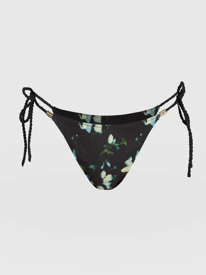 Saint And Sofia Swimwear Women Alba Tie Side Bikini Bottom 8211 Blue Aurora Blue Aurora