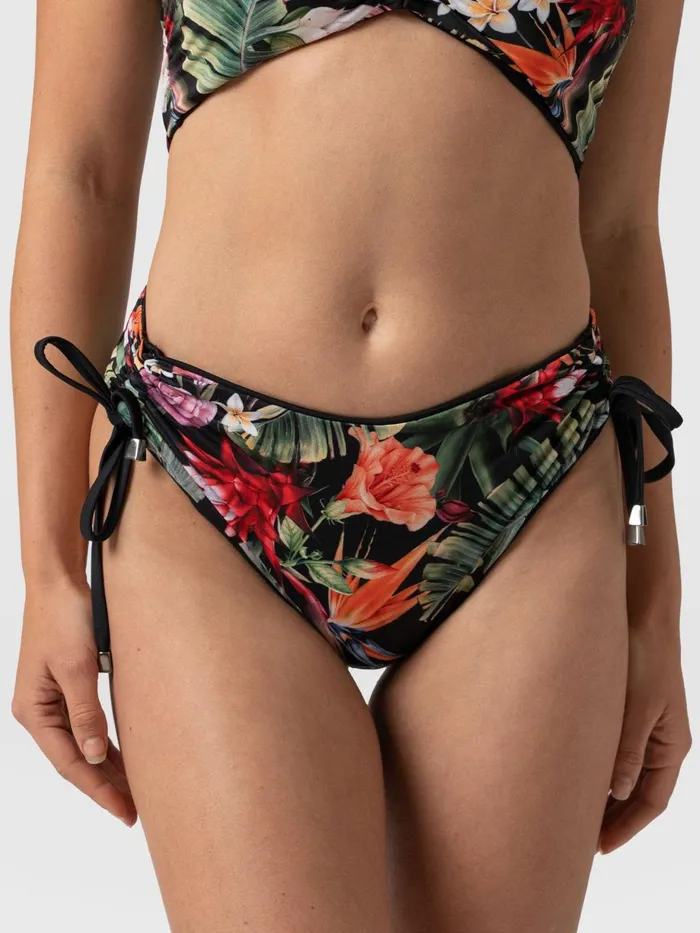 Saint And Sofia Swimwear Women Halina Bikini Bottom 8211 Tropics Tropics