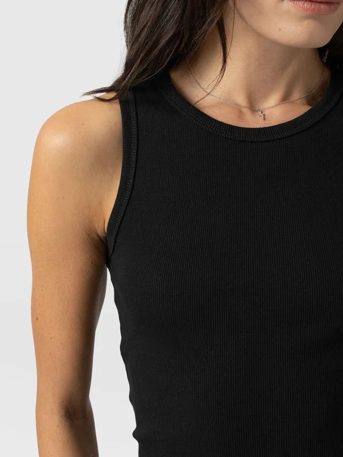 Saint And Sofia TShirts and Tanks Women Nova Racer Vest 8211 Black Black
