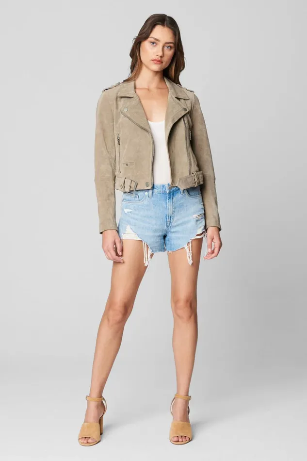 Sand Stoner Moto Jacket Women BLANK NYC Jackets