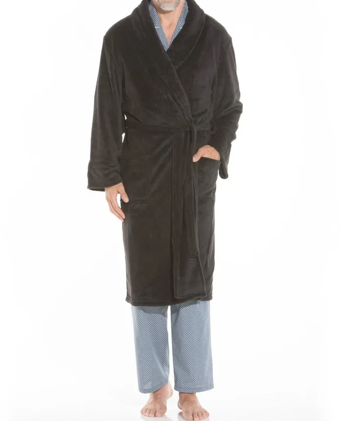 Savile Row Company Black Fleece Dressing Gown Black Fleece Men Dressing Gowns and Robes Savile Row Company Black Fleece Dressing Gown Black Fleece Men Dressing Gowns and Robes