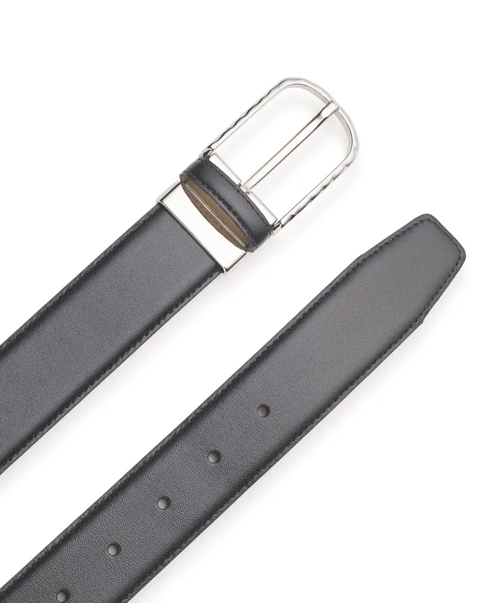 Savile Row Company Black Leather Belt Men Belts And Braces