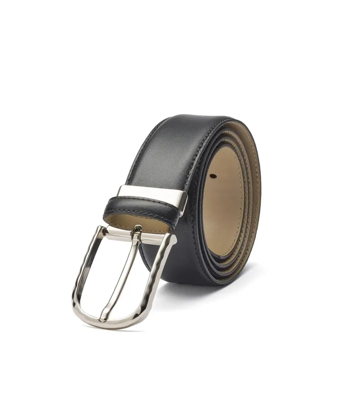 Savile Row Company Black Leather Belt Men Belts And Braces