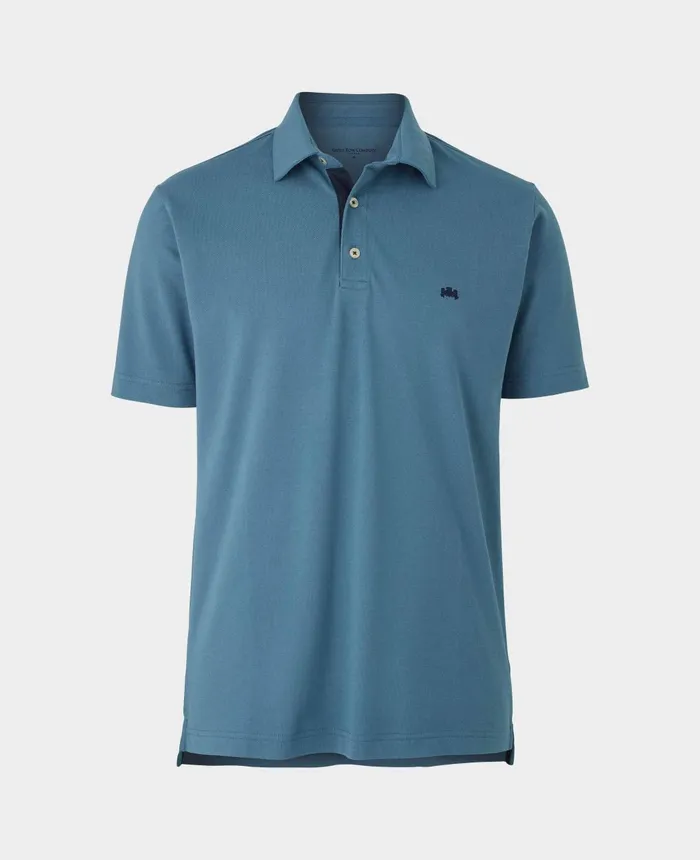 Savile Row Company Blue Cotton Classic Fit Short Sleeve Polo Shirt Blue Men Casual Tops Savile Row Company Blue Cotton Classic Fit Short Sleeve Polo Shirt Blue Men Casual Tops
