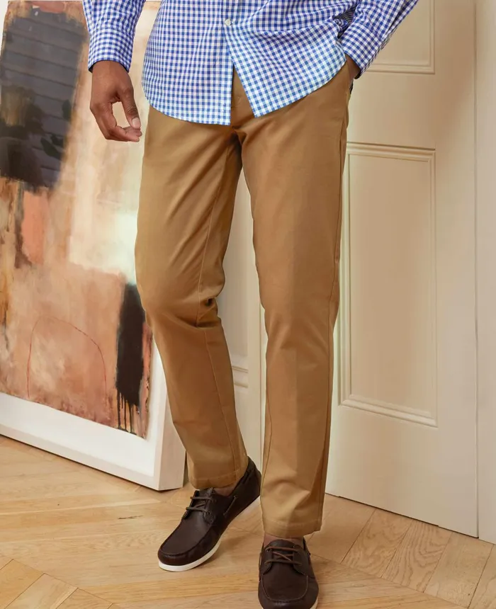 Savile Row Company Cappuccino Brown Stretch Cotton Classic Fit Flat Front Chinos Dark Tan Men Chinos And Shorts Savile Row Company Cappuccino Brown Stretch Cotton Classic Fit Flat Front Chinos Dark Tan Men Chinos And Shorts