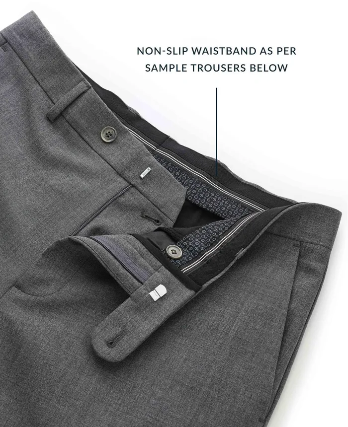 Savile Row Company Grey WoolBlend Tailored Suit Men Tailored Suits